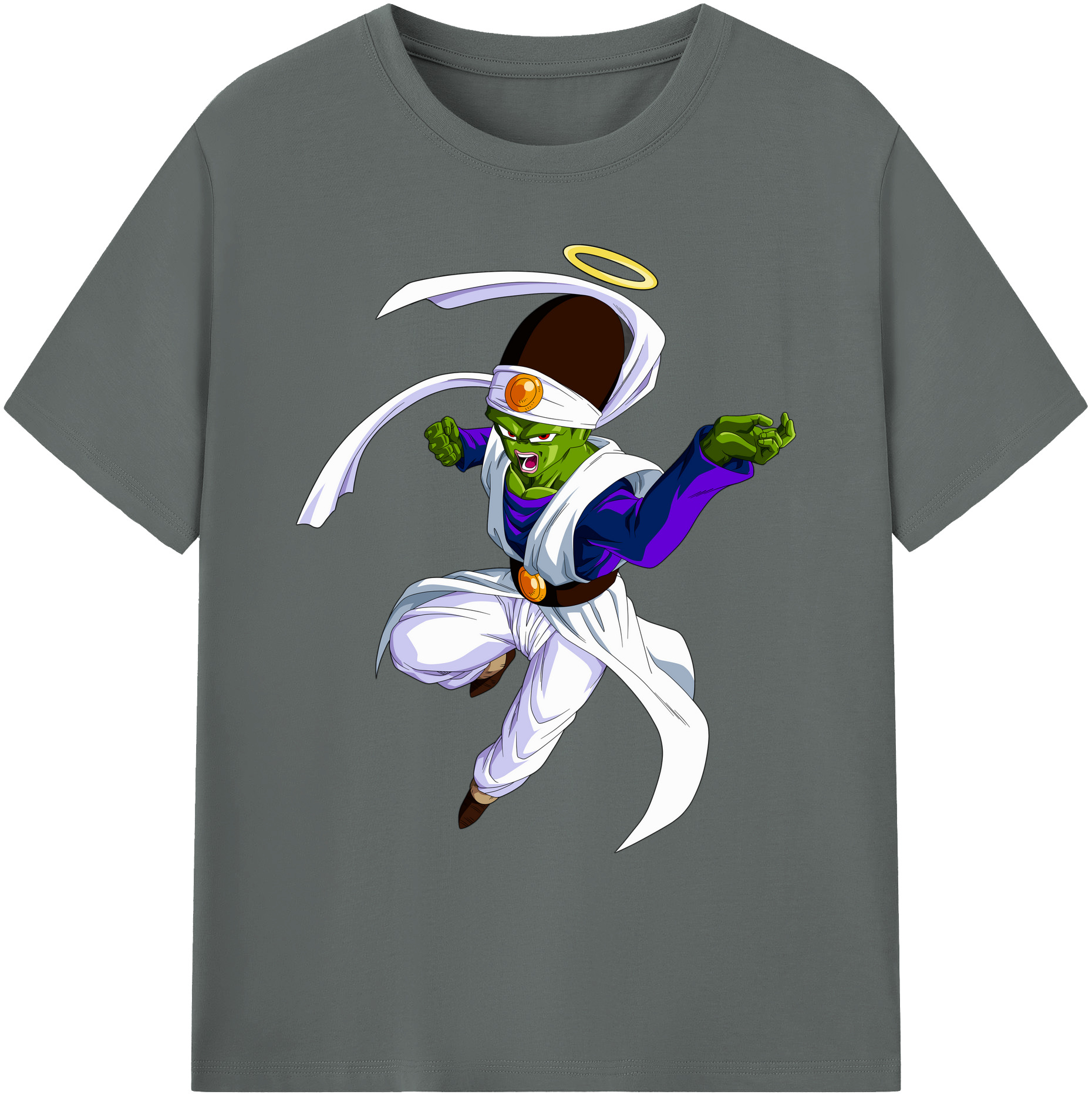 （画像用） ドラゴンボール パイクーハン DRAGON BALL Pikkon 綿100％ メンズ半袖Tシャツ｜肌触りやわらか＆通気性